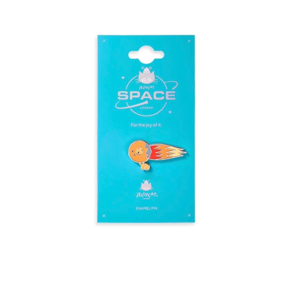 NWT Jellycat official Space Amuseables Space Comet enamel pin badge HTF